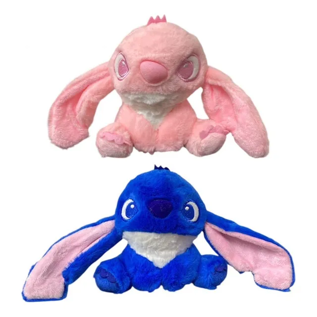 Llaveros De Peluche Stitch Y Angela, Super Suaves Y Lindos