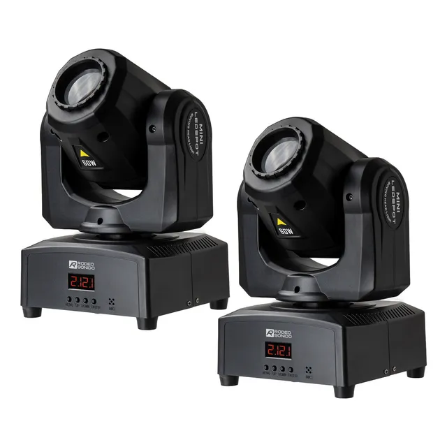 Doble Luz Led Dj Cabezal Movil Robotica Spot Disco Figuras