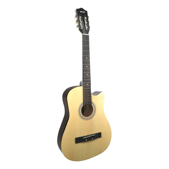 Violão Acustico Iniciante Barato Cutway Natural 6 Cordas Aço