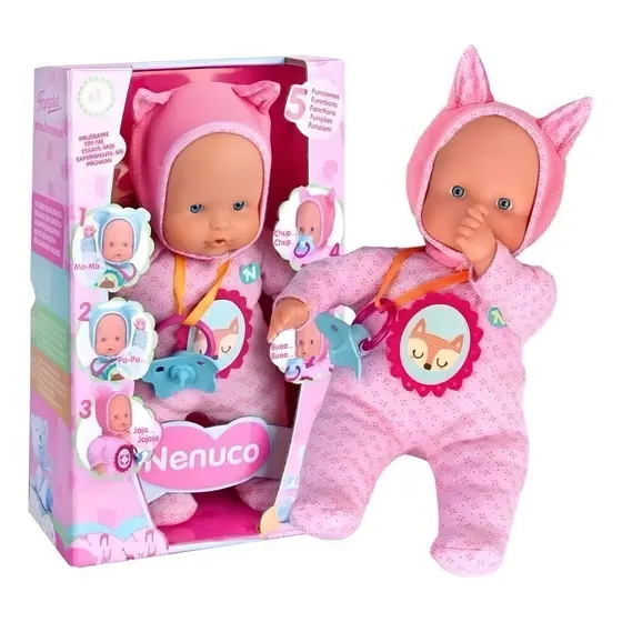 Nenuco Bebé Rosa 5 Funciones Muñeca Niña Interactivo