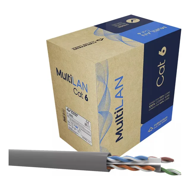 Cable Multilan U/UTP Cat.6 Lszh gris - Furukawa - 305 metros