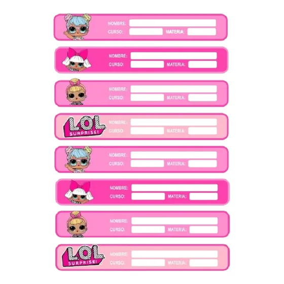 Etiquetas Adhesivas Personalizadas Lápices Útiles C/motivos
