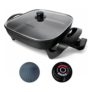 Panela Elétrica Agratto Mangiare 4,6l 1500w Antiaderente Preto 127v