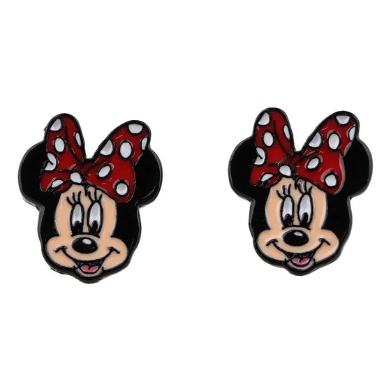 Aros Aretes Pendientes De Minnie Mouse / Acero Quirúrgico
