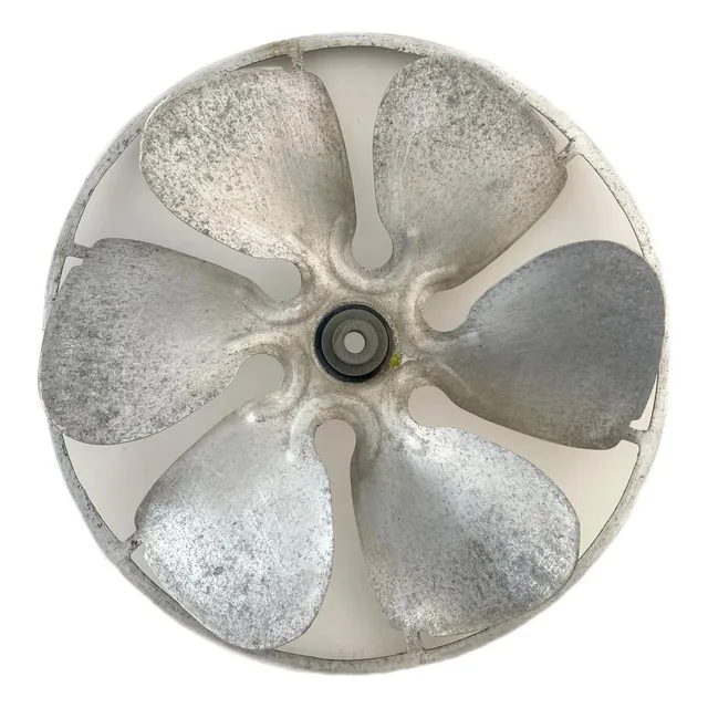 Aspa Metálica Usada 34.50 Cm. Eje De 1/2 Para A/c De Ventana