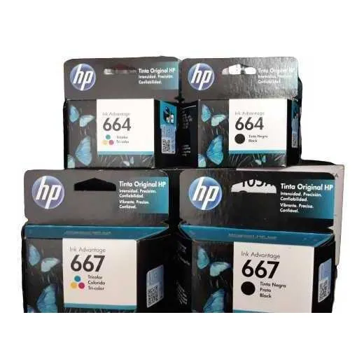 Cartuchos Hp Originales 667 664 662 60 21 22 901 61 74 75 