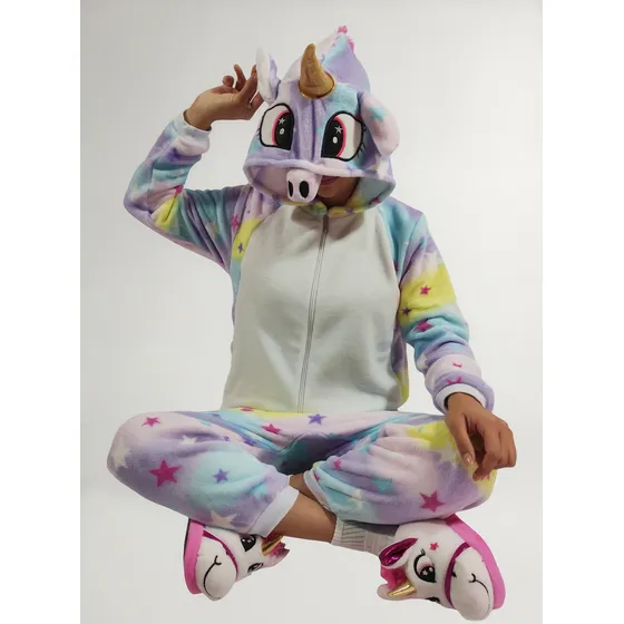 Pijama Térmica De Unicornio Para Niños 