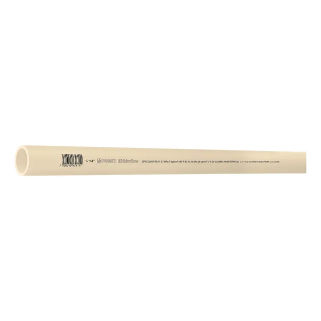 3 Pzas Tubo De 1-1/4 Cpvc Hidráulico Rd 11, 3m, 1.5kg, Foset