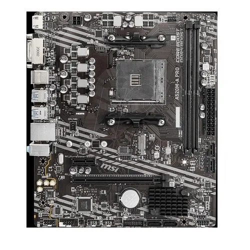 Motherboard Msi A520m-a Pro Am4 Ddr4 M.2 Usb 3.2 4k Boost