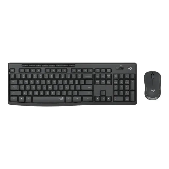 Kit de teclado y mouse inalámbrico Logitech MK295 Español Latinoamérica de color negro | Cuotas sin interés
