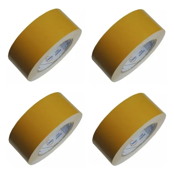 Fita Dupla Face 603 Protese Capilar 48mmx30m Cremer C/4 Un Amarelo Lisa