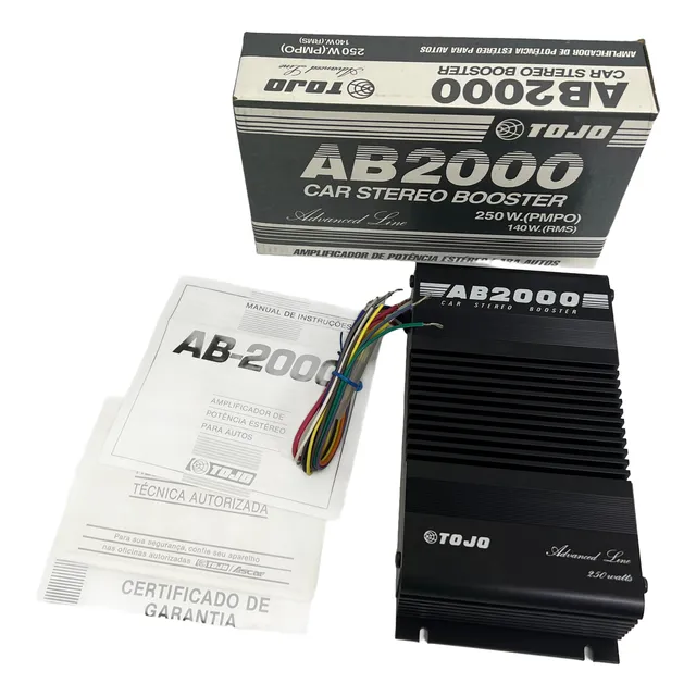 Amplificador Ab 2000 Tojo -  Novo