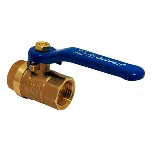 Llave De Paso Bola Valvula De Bronce 1/2 Griven