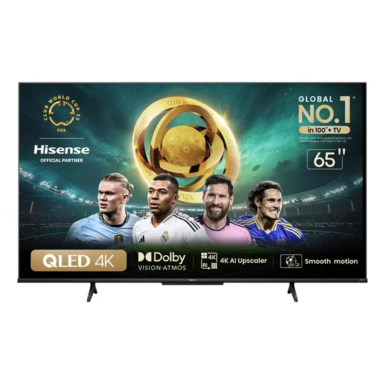 Hisense Smart TV UHD 4K QLED 65" Polegadas 65Q6N Google TV com HDR10+, Dolby Atmos, Sports Mode, Game Mode Plus e Compatível com Alexa
