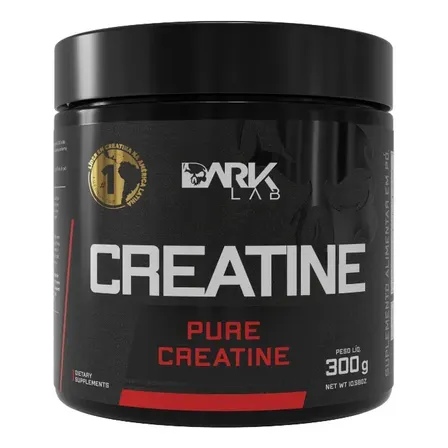 Creatina Monohidratada em Pote 300g 100% Pura Dark Lab