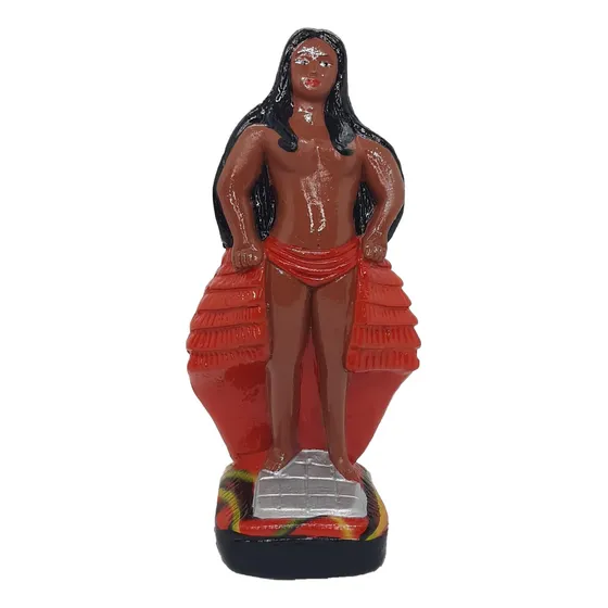 Estátua Pombagira Em Gesso Imagem Umbanda Candomblé Congá