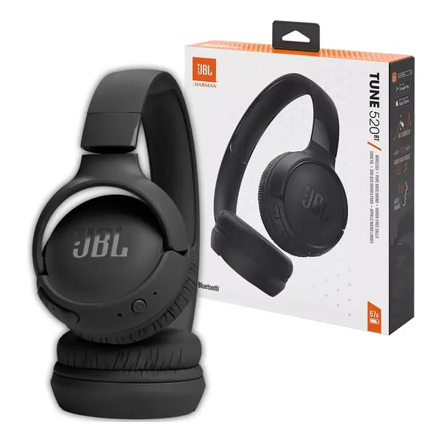 Auriculares Audífono Jbl T520 Inalámbrico Bluetooth Negro