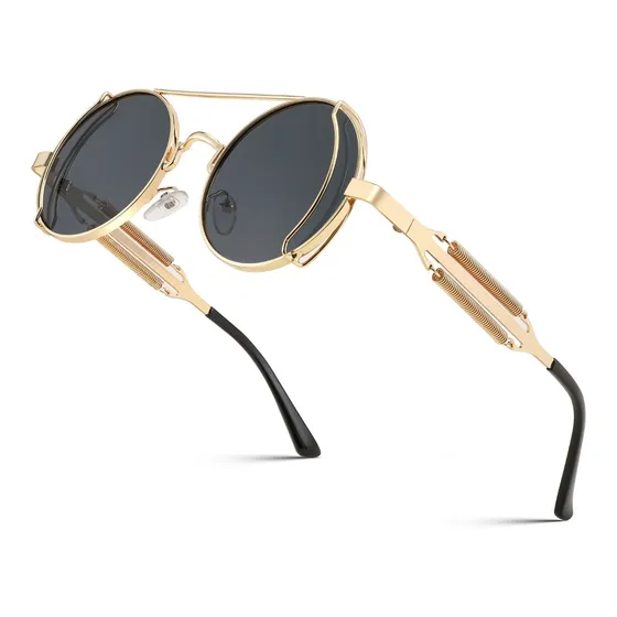 Lentes De Sol Feisedy Retro Estilo John Lennon, Steampunk