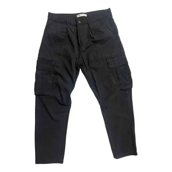 Pantalón Jogger De Hombre Negro / Talla 32
