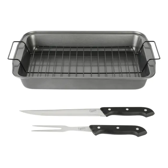 Set Asador Reilly 4 Pzs - Gibson - 108157.04 Color Negro