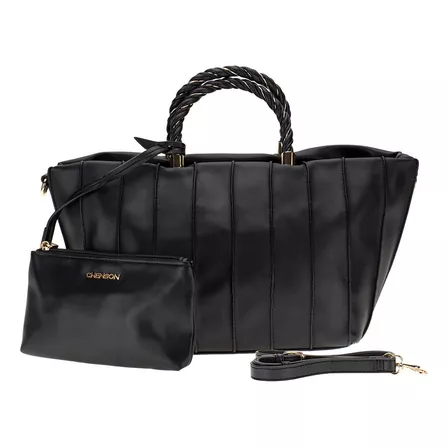 Bolsa Feminina Chenson - Cg83957 Cor Preto