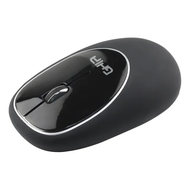 Mouse Ghia Gt100nn, Rf Inalámbrico, 1000dpi, Negro