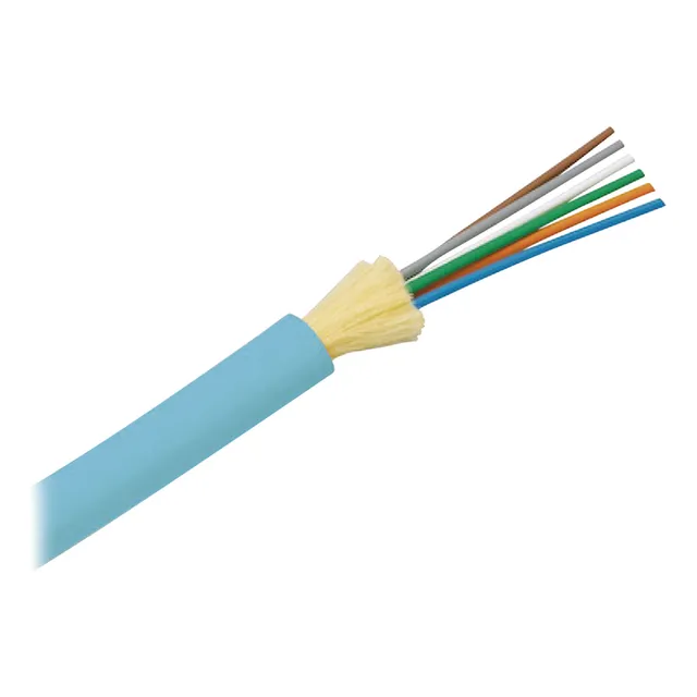 Cable De Fibra Óptica De 6 Hilos, Multimodo Om3 50/125