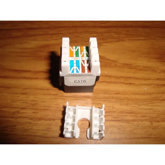 Cat 6 180 Deg Keystone Jack Coupler T568a/b