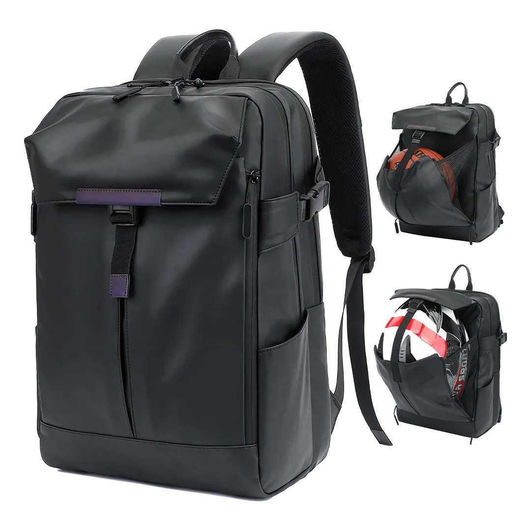 Mochila Notebook Impermeável Escolar Feminina Masculina Preto