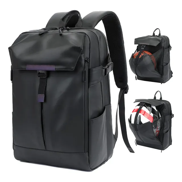 Mochila Notebook Impermeável Escolar Feminina Masculina Preto