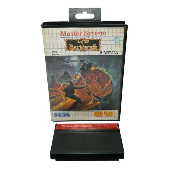Master Of Darkness Original C/ Caixa Master System - Loja Rj