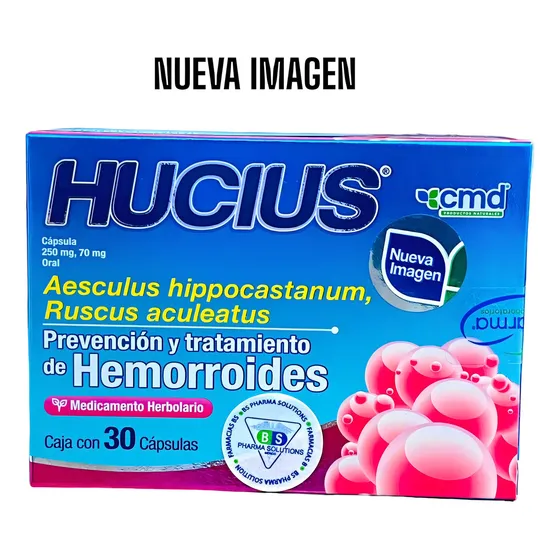 Hucius Cmd Caja C/30 Caps (prevención Hemorroides)