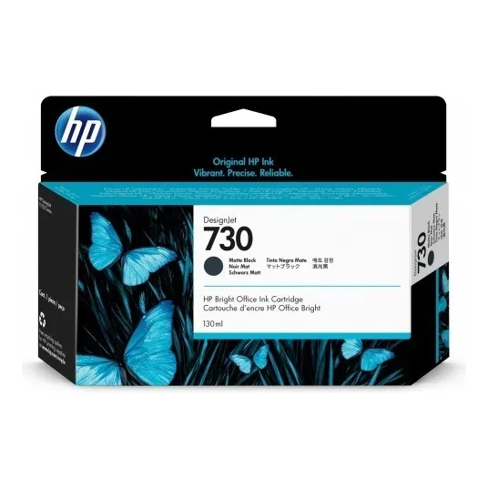 Cartucho de Tinta Hp 730 Negro Mate de 300 Ml P2v71a
