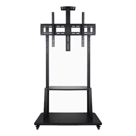 Base Para Tv De Pedestal Elitec 40 A 100  Con Ruedas Negro