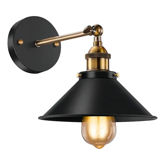 Lampara Aplique De Pared Vintage Estilo Antiguo Promo Negro