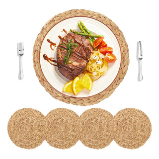 6pz Manteles Individuales Redondo Para Mesa Tejido A Mano 6pz Manteles Individuales Redondo Para Mesa Tejido A Mano