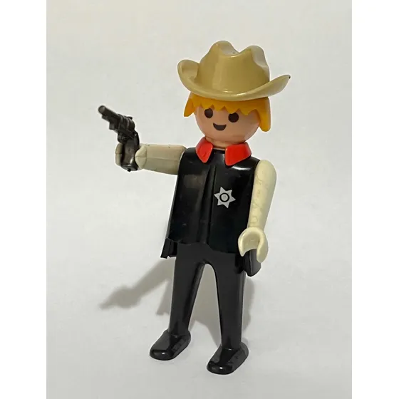 Playmobil Velho Oeste Trol Xerife E Revólver Western Sheriff