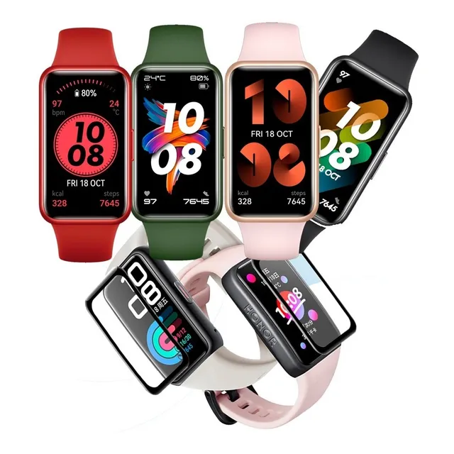 3 Micas De Cristal 3d Compatible Huawei Band 6 Honor Band 6