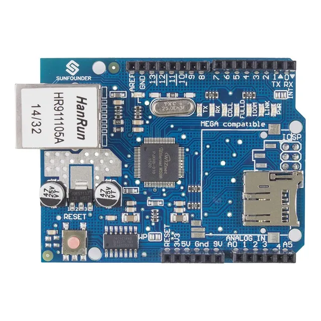 Shield Ethernet W5100 Network Lan Compatible Con Arduino