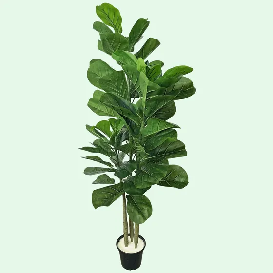 Ficus Lyrata Planta Arvore Artificial Toque Real Realista