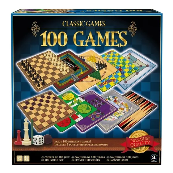 Juego De Mesa Set De Colección 100 Juegos Clásicos Nuevo