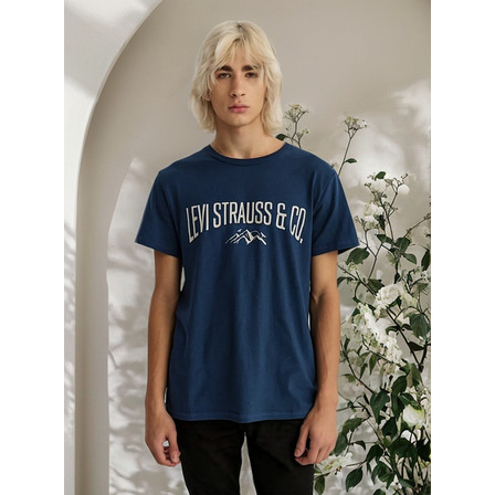 Remera Levi's Graphic Set In Neck Mountains Remera Levi's Graphic Set In Neck Mountains