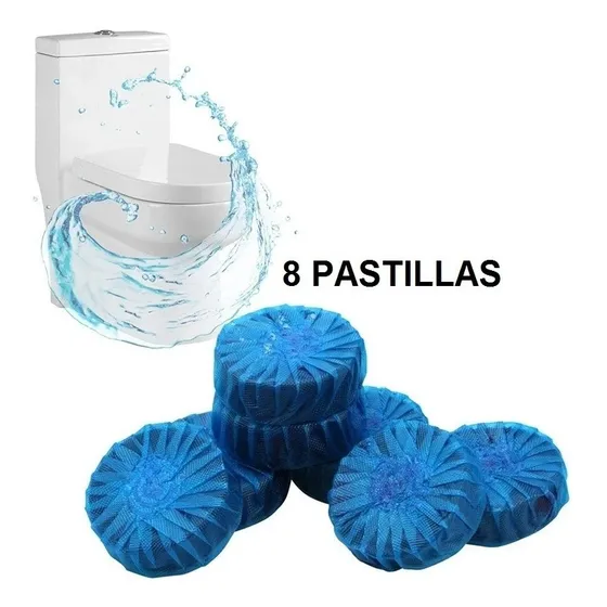 Pastilla Sanitaria Poceta Tanque 8 Unidades Baño Limpieza