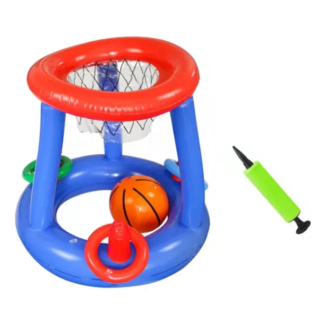 Juego Piscina Inflable Intex Aro Basketball + Pelota // Bamo