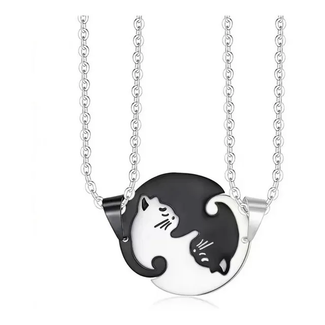 Collar Amor Novios Te Amo Bff Doble Combo 2x1 Mascota Gato