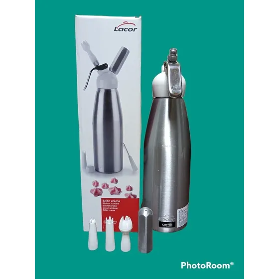 Cremera O Sifon Aluminio Lacor 1 Lts