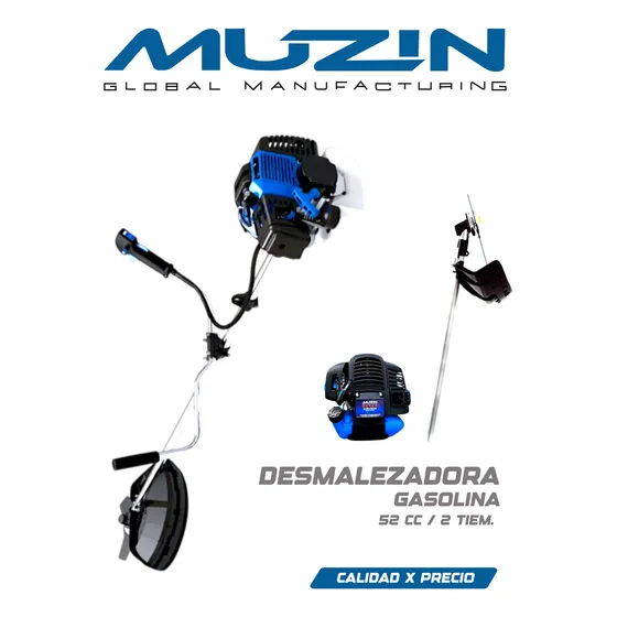 Desmalezadora Muzin 52cc / Cortagrama Guaraña