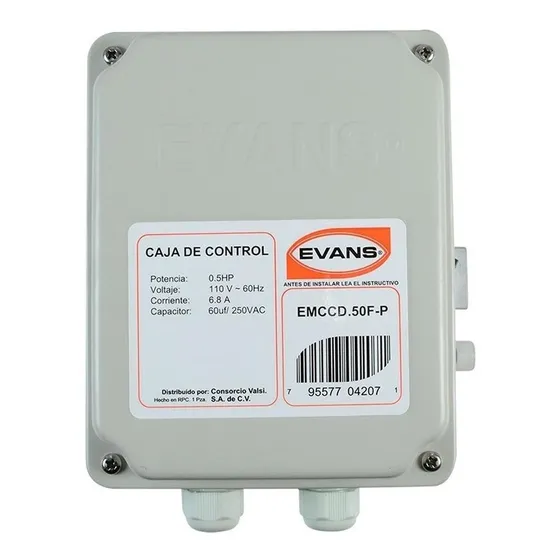 Evans Caja De Control Con Capacidad De 1.5hp 220v