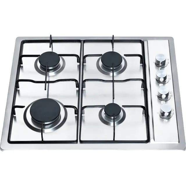 Encimera Cocina A Gas Con Encendido Eléctrico 4 Quemadores