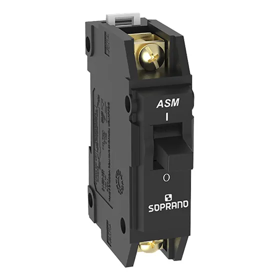 Disjuntor Nema Unipolar Monofásico 50a Soprano Asm1-b